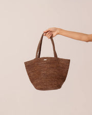 Mini Raffia Tote