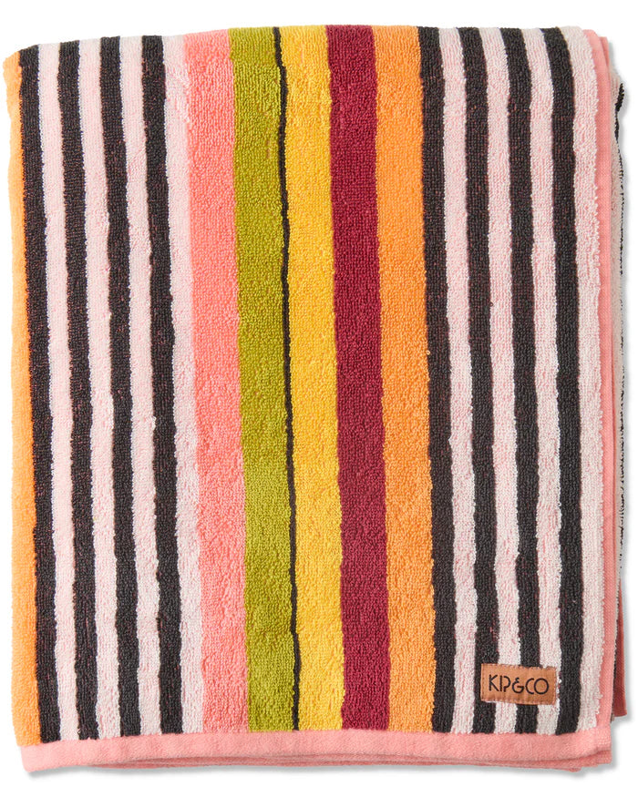Casablanca Stripe Terry Beach Towel