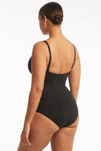 Load image into Gallery viewer, Sea Level SL1205ECO Essentials Cross Front Multifit One Piece Black
