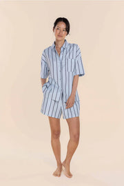 Sasha Stripped Boyfriend Short Pyjama Set
