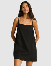 Shore Linen Shift Short Dress