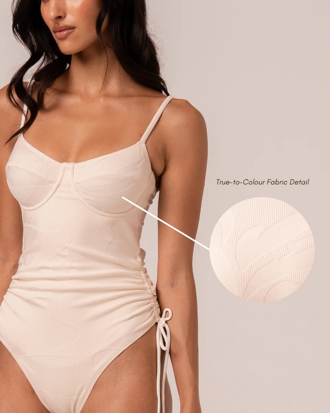 Thin Strap Underwire One Piece Honeymoon