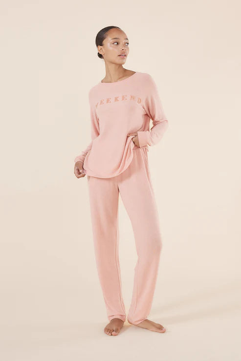 Gingerlilly Keira Weekend Lounge Set Pink