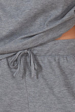 Load image into Gallery viewer, Gingerlilly Lainey Waffle Pyjamma Set Charcoal
