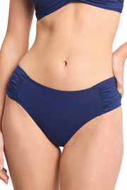 Basix Gathered Mid Rise Pant