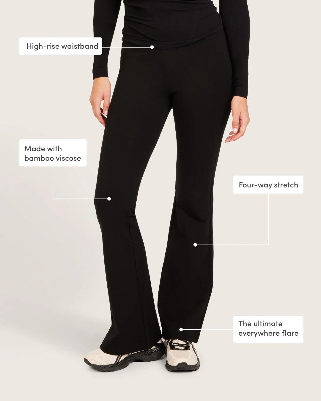 Forme High Waist Flare Pant - Regular