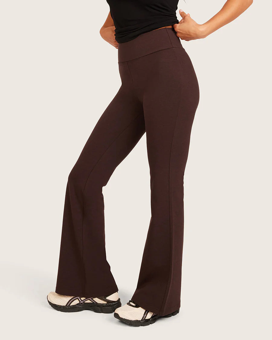 Forme High Waist Flare Pants- Short