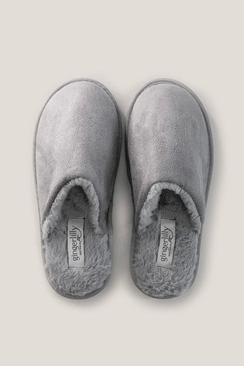 St Moritz Mock Suede Slipper