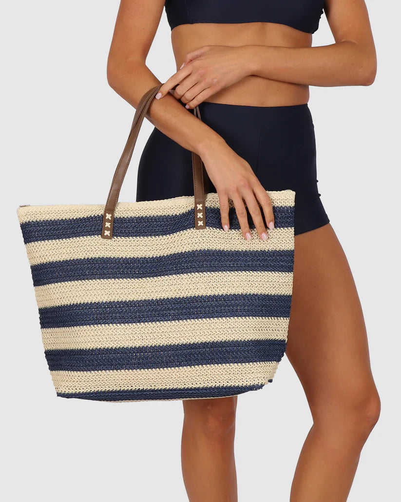 Baku A146ASC Striped Bag Navy