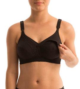 Triumph 10000030 Lace Maternity Bra Black