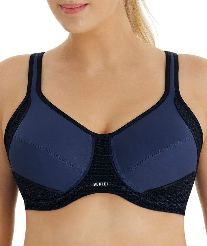 Berlei YYN7 Electrify Mesh Sports Bra Navy