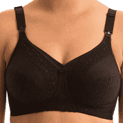 Load image into Gallery viewer, Triumph 10000030 Lace Maternity Bra Black
