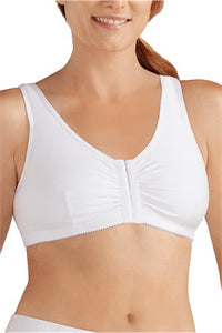 Amoena 2128 Frances Front Closure Mastectomy Wire Free White