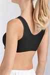 Amoena 2128 Frances Front Closure Mastectomy Wire Free Black