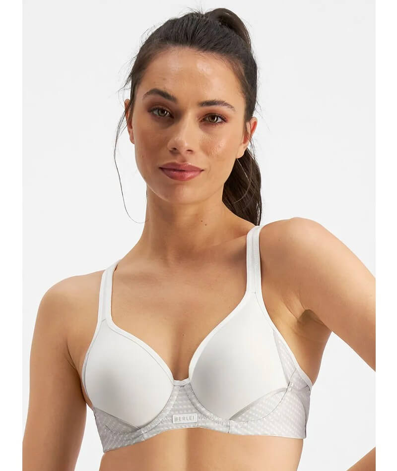 Berlei YYPV  Electrify Mesh Contour Sports Bra White