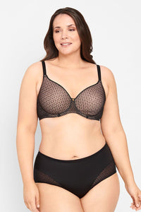 Berlei YY8L Lift and Shape T-Shirt Mesh Bra Black
